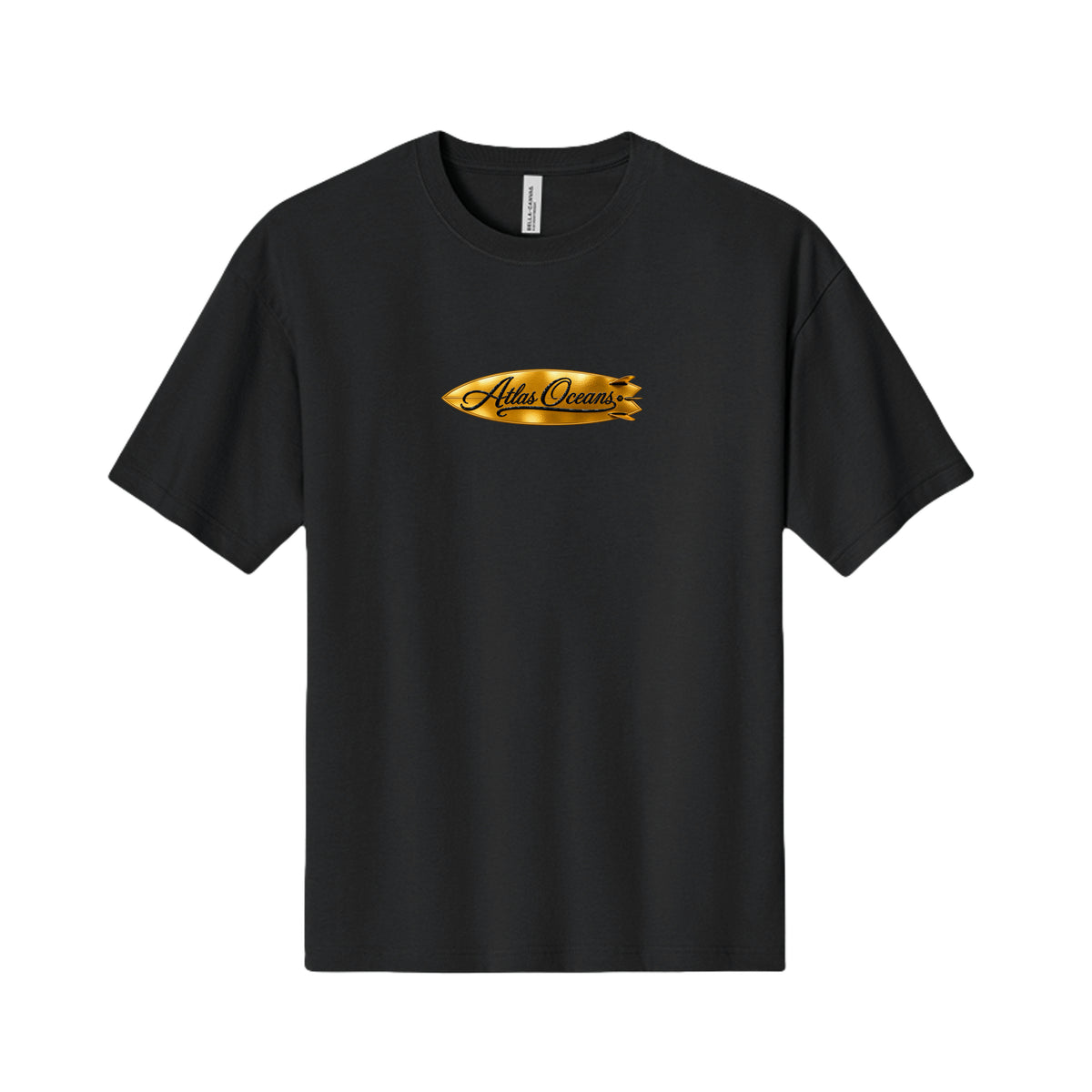 Atlas Oceans Sweet Surf T-Shirt · Tide Black · Front