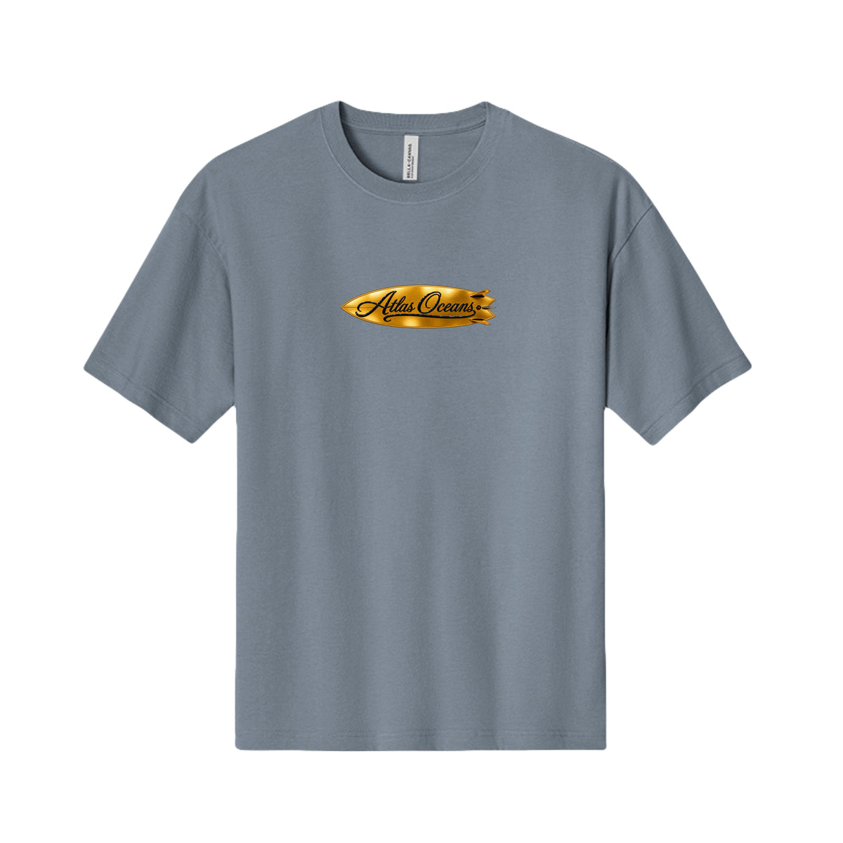 Atlas Oceans Sweet Surf T-Shirt · Vintage Denim · Front