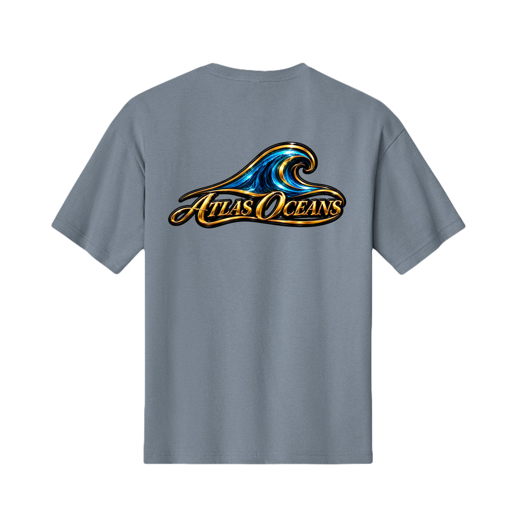 Atlas Oceans Sweet Surf T-Shirt · Vintage Denim · Back