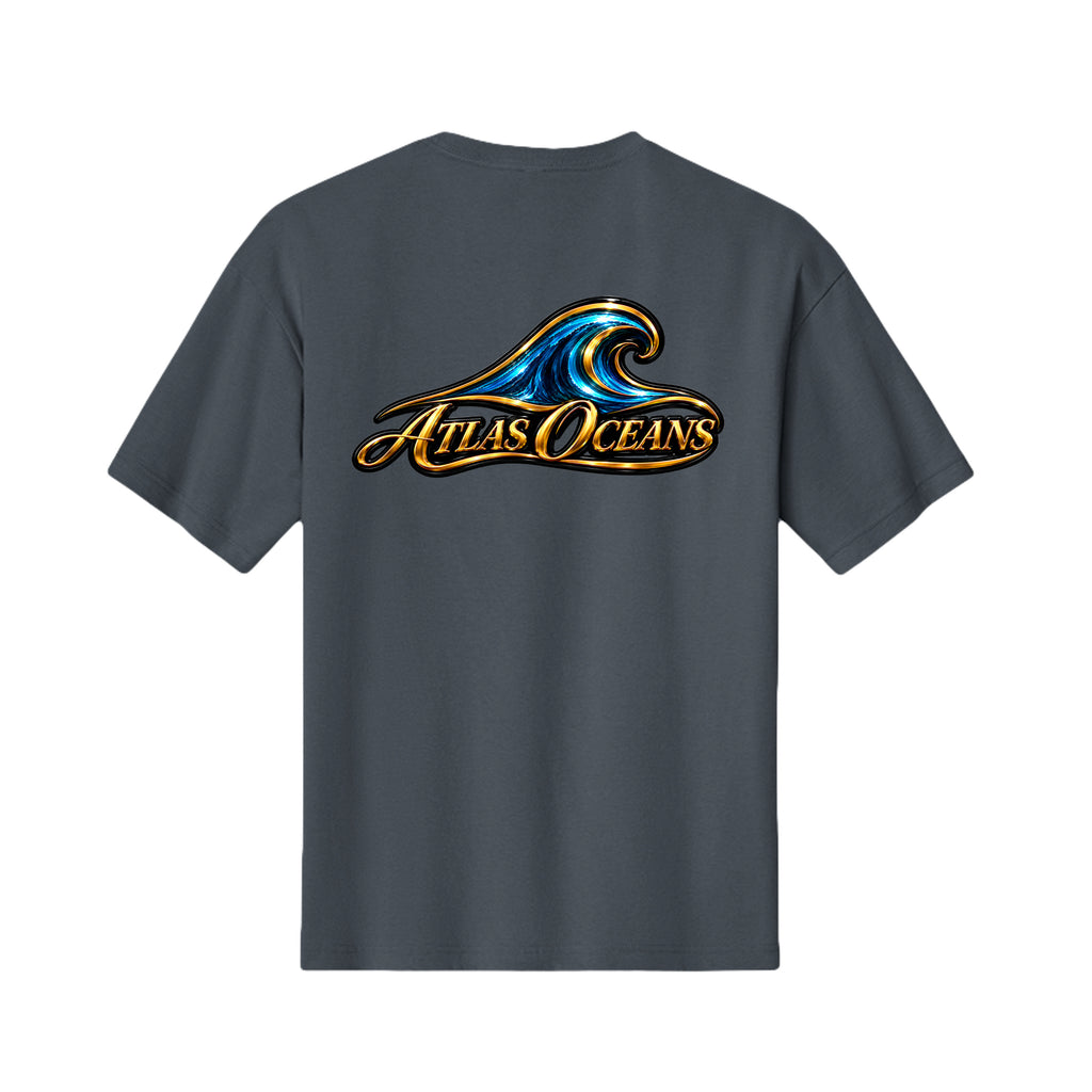 Atlas Oceans Sweet Surf T-Shirt · Tidal Navy · Back
